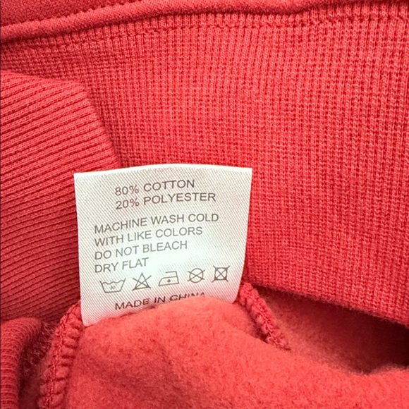 New With Tags Parke & Brunch Valentine's Fleece Mockneck Size S/M - Picture 9 of 10